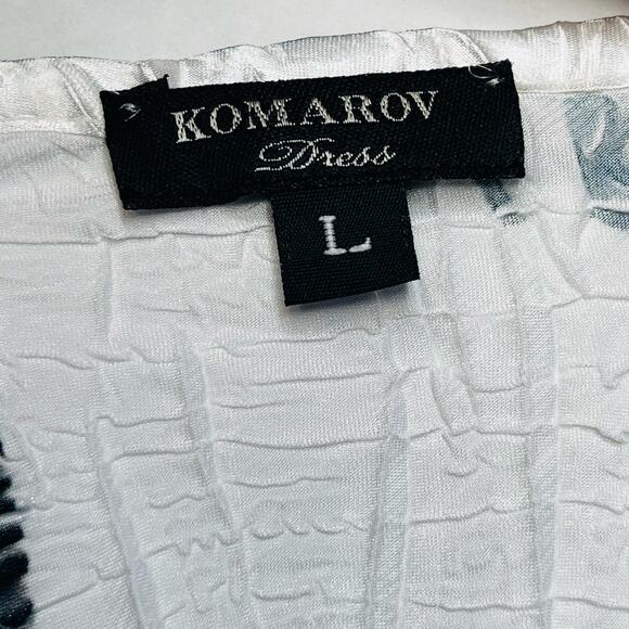 Komarov Floral Crinkle Midi Dress szL Lace hem Floral New wedding guest spring - Picture 4 of 12